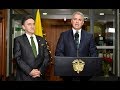 Presidente Iván Duque sobre la terna para Fiscal General de la Nación - 3 de diciembre de 2019