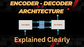 Sequence2Sequence | Encoder Decoder architecture explained clearly