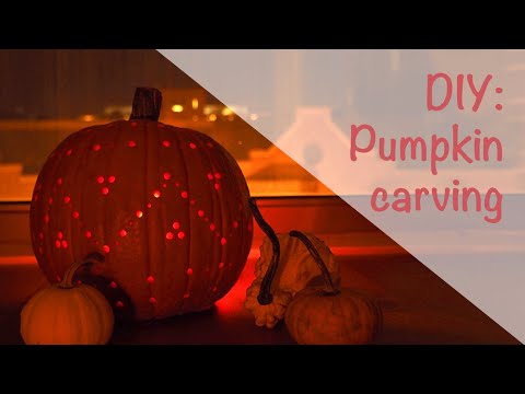 DIY: Pumpkin Carving Decoration (with A Drill!) - YouTube