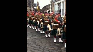 Argyll \u0026 Sutherland Highlanders Homecoming Parade - Stirling - Scotland