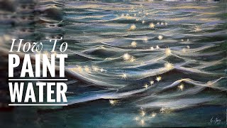 How To Paint Water ~ 5 easy steps to realistic water! #art #acrylicpainting #painting #how