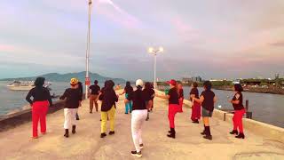 I See A Boat - Line Dance || Choreo : Caecilia M fatruan || Demo : Enjoymoms