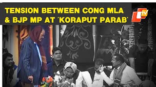 Tension Erupts Between Congress MLA \u0026 BJP MP During 'Koraput Parab', Odisha CM Majhi Intervenes