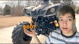 $60 air shocks on a 120cc ATV?