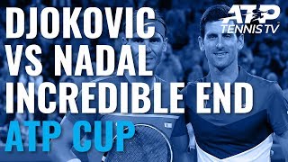 Novak Djokovic vs Rafael Nadal: Incredible End To Match! | ATP Cup 2020 Final