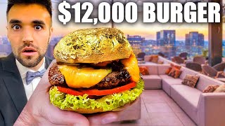 WORLD'S CHEAPEST BURGER Vs. MOST EXPENSIVE BURGER ($0.14 vs $12,000)!