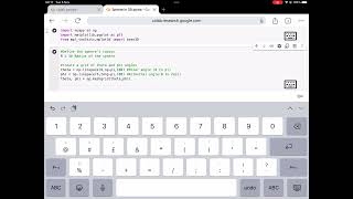 Sphere in 3D Python Colab