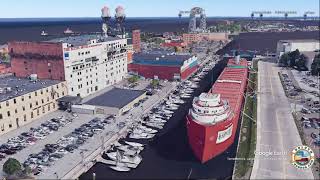 Google Earth Duluth-Superior Harbor Tour