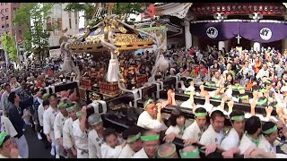 平成29年（2017年）例大祭　御本社神輿歌舞伎座前渡御