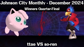 ttae (Puff) v So-Ren (Falco) Winners Quarter | Johnson City Monthly - December 2024