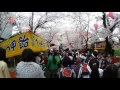 旧常滑地区祭礼2017（日）広角） s3220013常石神社　桜並木　屋台