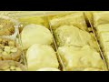 watch thousands of baklava and other middle eastern pastries being made — the process