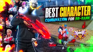 Best Character Combination For BR Rank| BR Rank Best Character Combination | Win every BR Rank