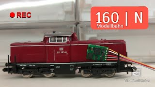 Decoder Einbau Fleischmann V100 / BR 212 / Digitalisierung einer Modelleisenbahn in Spur N