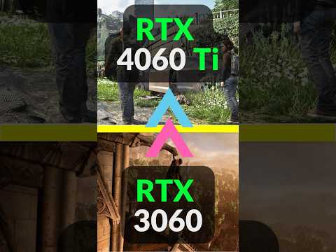 RTX 3060 vs RTX 4060 Ti in 8  Games 1080p / nvidia GeForce / Ray Tracing #pcgaming #gamevideo