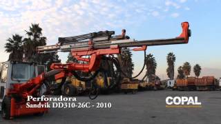 Perforadora Sandvik DD310-26C 2010