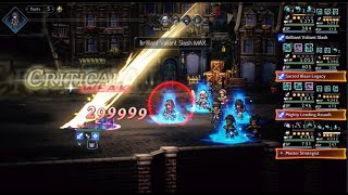 New Delsta Lv120 NPC first clear (11T) -- Octopath Traveler Cotc