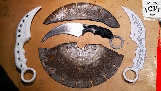 Making a Karambit From an Old Saw Blade