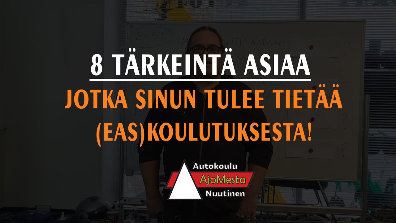 EAS-koulutus Verkossa | Autokoulu AjoMesta Nuutinen - YouTube