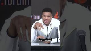 Giannis tries Oreos and milk for the first time 🍪🥛