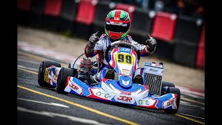 Kimbolton, Hunts Kart Racing Club 2024, Club Championship, Round 8, Heat 1, Rotax Senior Max Class.