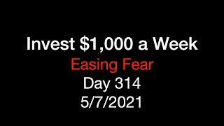 Invest $1,000 a Week - Easing Fear- Week 65, Day 314