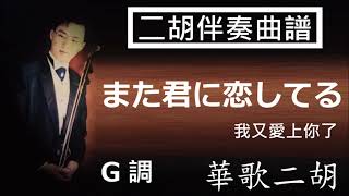 また君に恋してる 坂本冬美  G調 二胡伴奏