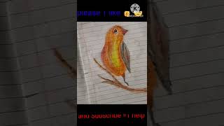 How to draw bird #short #drawing #rk indian easy drawing