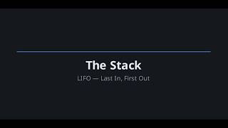 Stack visualization #mockingspectre #cybersecurity