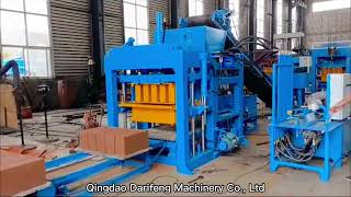 QT4-20 semi automatic hydraulic concrete block machine