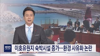 이호유원지 숙박시설 증가   환경 사유화 논란     홍수현 기자