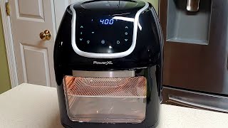 Power XL Vortex 10qt 1700w Air Fryer Pro Oven Unboxing plus first cook QVC exclusive