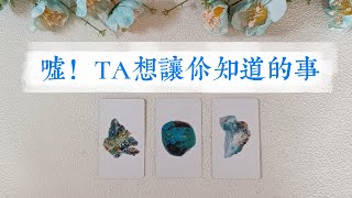 TA想讓你知道的事，噓！ 他在關係裡的感受；他想對你說的話； |塔羅占卜|曖昧|交往|斷聯|暗戀|感情|愛情