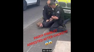 Paddy Pimblett ARRESTED after not letting choke go?