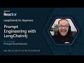 Prompt Engineering with LangChain4j