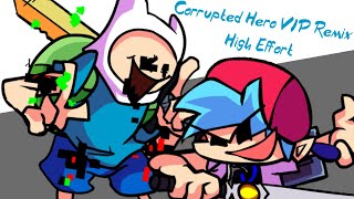 Corrupted Hero VIP Remix But High Effort | FNF Modding