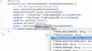 Android Application Development Tutorial 104 External Storage State YouTube