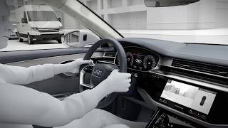 Audi A8 2018: Kreuzungsassistent (Guided Tour)