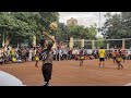 dasara district level 💥volleyball match gulbarga vs afzalpur held at chandrashekhar patil stedium