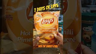 Lay's Hot 'n' Sweet Chili Flavor #layspotatochips #foodshorts #india #canadian #snacks