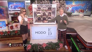 Jennifer Aniston Tries On Ellen's Favorite Eyewear: ED Ellen DeGeneres