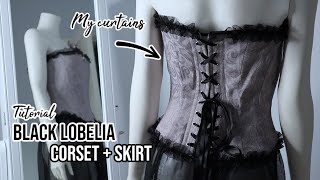 Black Lobelia Corset and Skirt Cosplay Tutorial