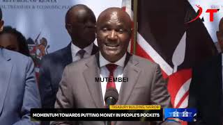 RUTO is Making RAILA AUC Chairman!!I as Expert CS Have Stabilised Kenya Economy!!CS John Mbadi!