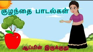 ஆப்பிள் இருக்குது / Apple erukkuthu / old Tamil rhymes for kids/ குழந்தை பாடல்கள் @Shrikidstv