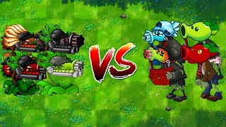 Plants vs Zombies Fusion Hack: Mega Super Pea Tail vs Ultimate Gatling Pea Fire vs Bowling Zombie