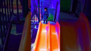 Snow sliding #babyshorts #snowworld #winteradventure #sliding #cute #Ruhaan.S