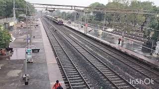 SECR Umaria rail Stn Train no08747 Bilaspur Katni Weather raining cold fog National Bandhavgrah prak