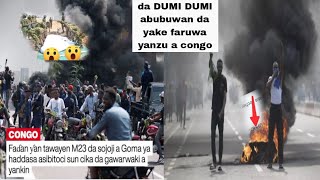 yanzu yanzu fada ya kaure a kasar congo inda Ake da abubuwa masu ban tausayi a ...