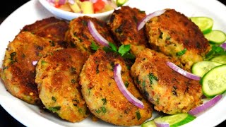 CHICKPEA PATTIES RECIPE | Easy & Healthy Chickpea Recipe | Chana Kabab