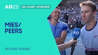 Mies/Peers On-Court Interview | Australian Open 2023 Second Round